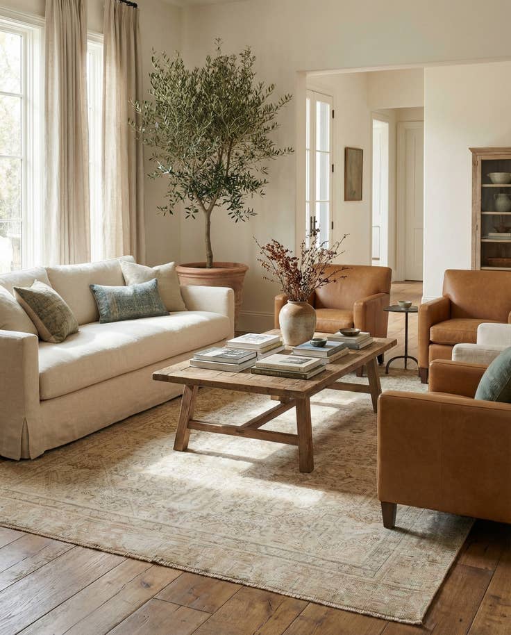 Detail image of 5' 9 x 9' Hand Knotted Ultra Vintage Persian Wool Rug