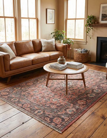 4' x 6' 2 Hand Knotted Ultra Vintage Persian Wool Rug