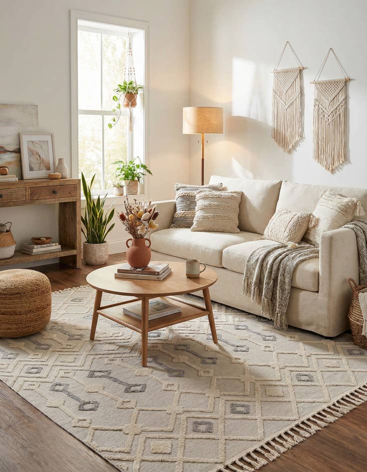 Detail image of 9' 10 x 9' 10 Arlo Square Rug