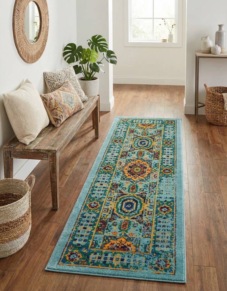 Detail image of  2' x 6' Calypso Runner Rug