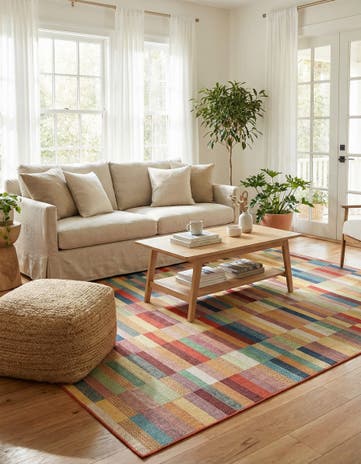 9' x 12' Easy-Clean Baja Indoor / Outdoor Rug