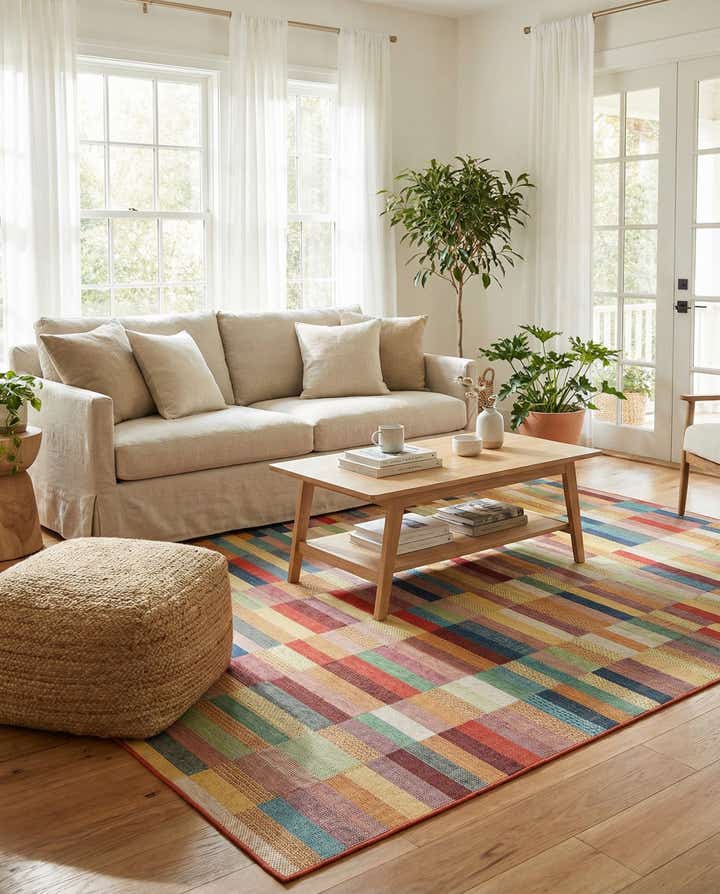 9' x 12' Easy-Clean Baja Indoor / Outdoor Rug