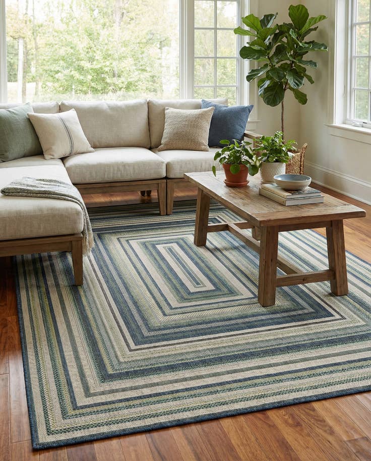 Detail image of 7' x 10' Easy-Clean Baja Indoor / Outdoor Rug