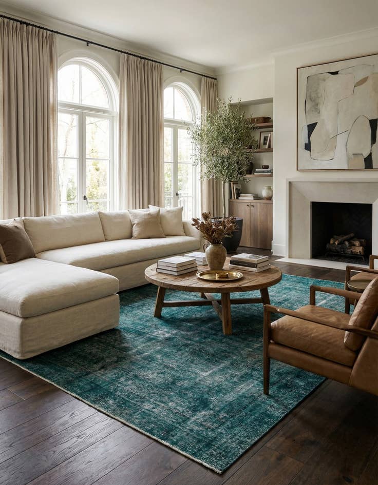 Detail image of 8' 3 x 11' 5  Hand Knotted Ultra Vintage Persian Wool Rug