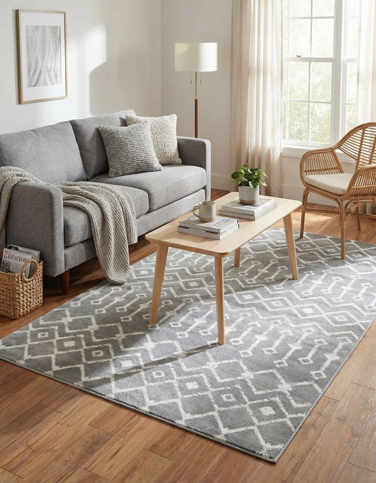 Detail image of 4' x 6' Kasbah Trellis Rug