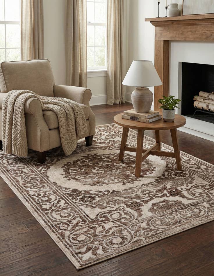 Detail image of 3' 3 x 5' 3 Hermitage Rug