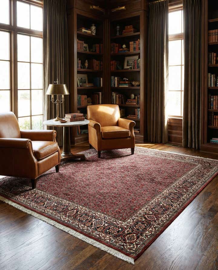 6' 9 x 7' 1 Bidjar Wool Square Rug