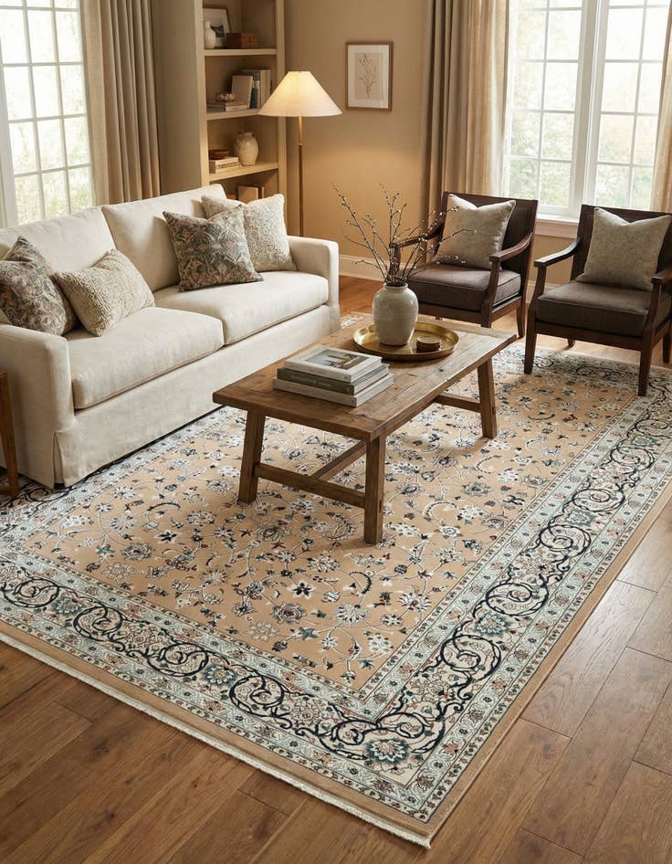 Detail image of 9' x 12' Nain Design Rug