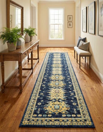 3' x 16' 5 Heris Runner Rug