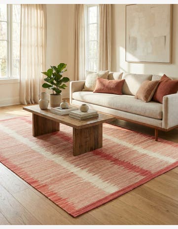 6' x 7' 10 Hand Woven Kilim Modern Wool Rug