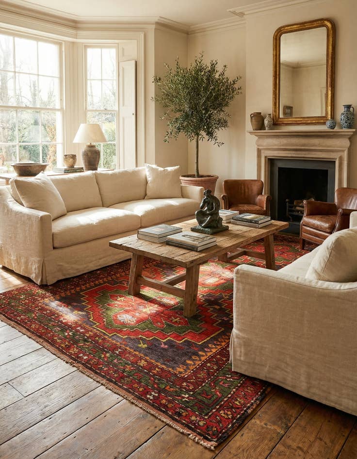 Detail image of 4' 6 x 7' 4 Kazak Rug