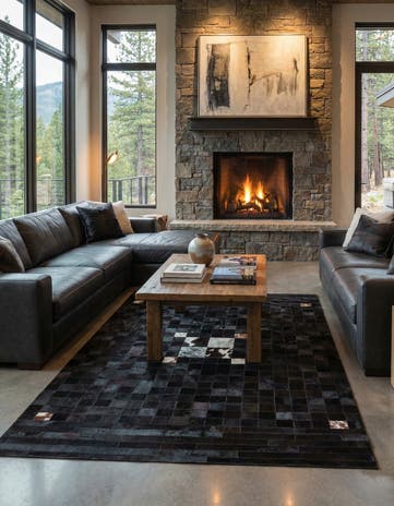 5' x 8' Cowhide Rug