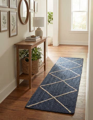2' 2 x 8' 2 Handmade Braided Jute Runner Rug