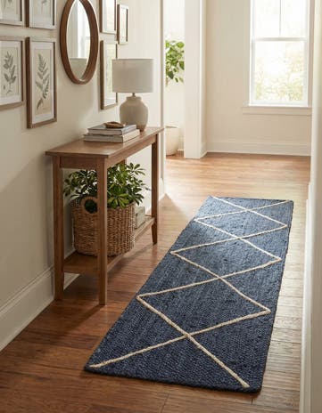 2' 2 x 8' 2 Handmade Braided Jute Runner Rug