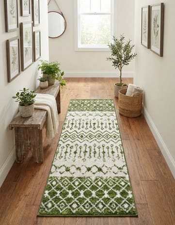 2' x 5' Moroccan Trellis Runner Rug