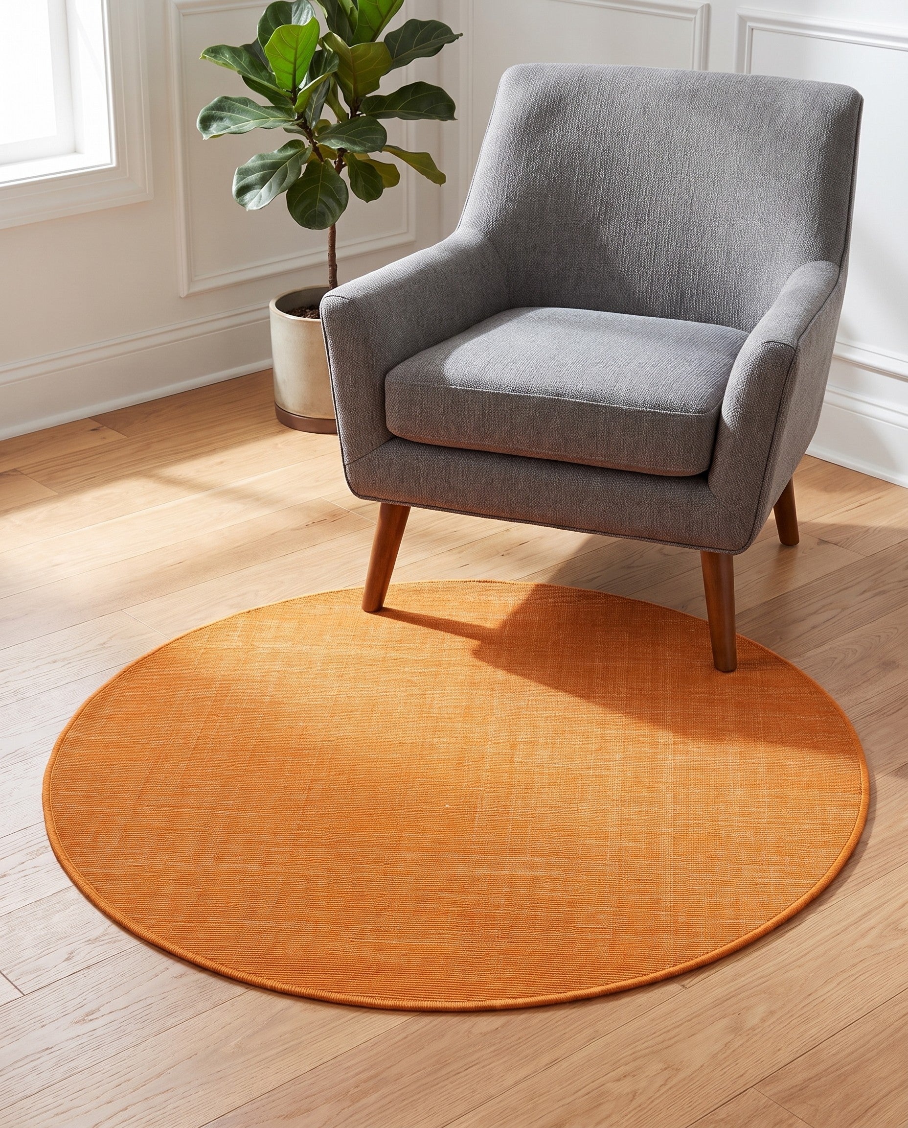 3' 7 x 3' 7 Tribeca Round Rug