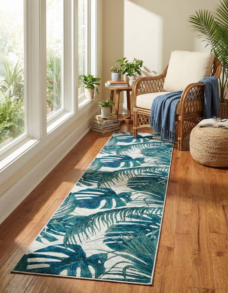 Detail image of 2' 7 x 12' Blossom Runner Rug