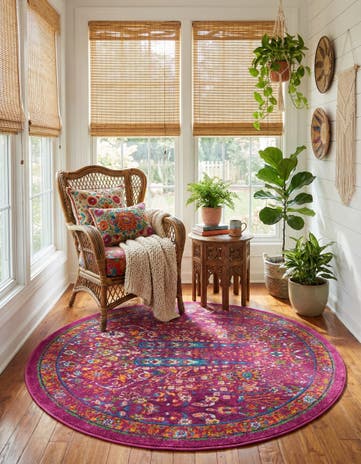 4' x 4' Calypso Round Rug