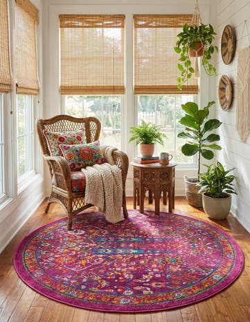 4' x 4' Calypso Round Rug