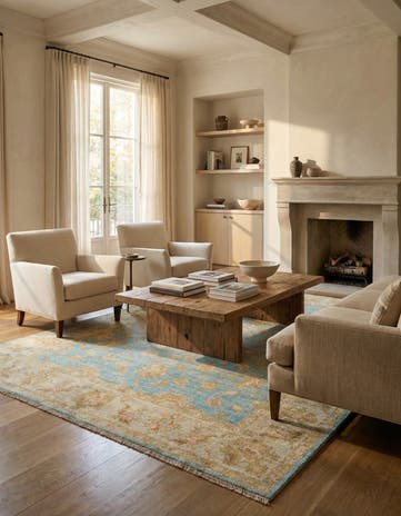 4' 11 x 6' 5 Kaizar Wool Rug