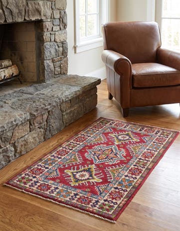 75cm x 125cm Hand Knotted Kazak Rug