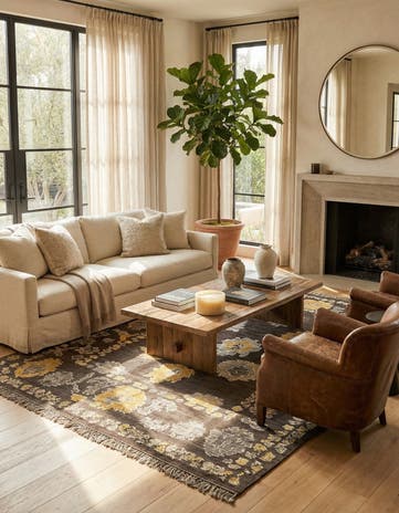 7' 10 x 10' 2 Hand Knotted Moroccan Wool Rug
