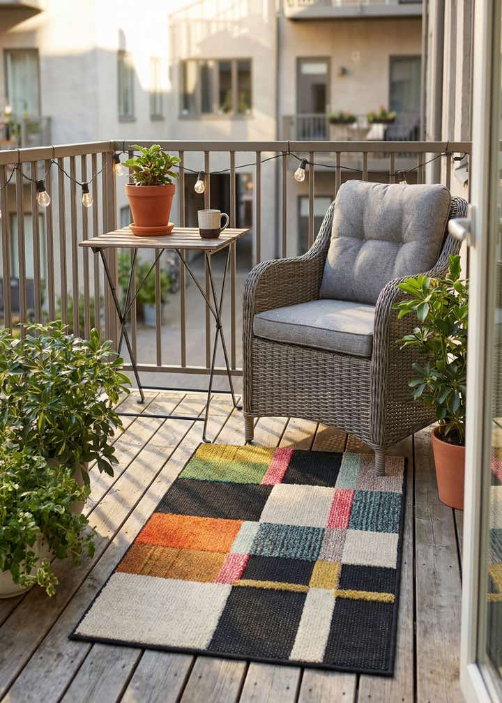 2' x 3' Easy-Clean Casablanca Indoor / Outdoor Rug