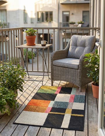 2' x 3' Easy-Clean Casablanca Indoor / Outdoor Rug