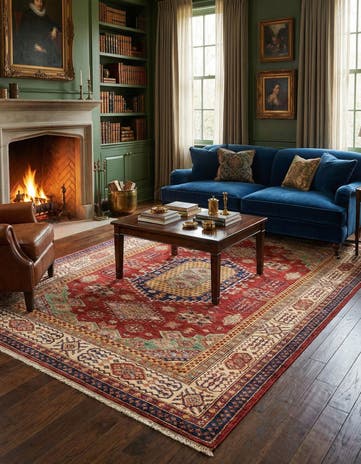 5' 6 x 7' 10 Hand Knotted Kazak Oriental Rug