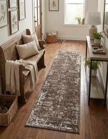 Brown Monte Carlo Runner Rug