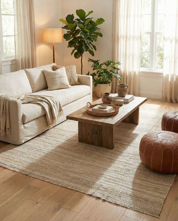 7' 9 x 9' 5 Hand Woven Kilim Modern Wool Rug