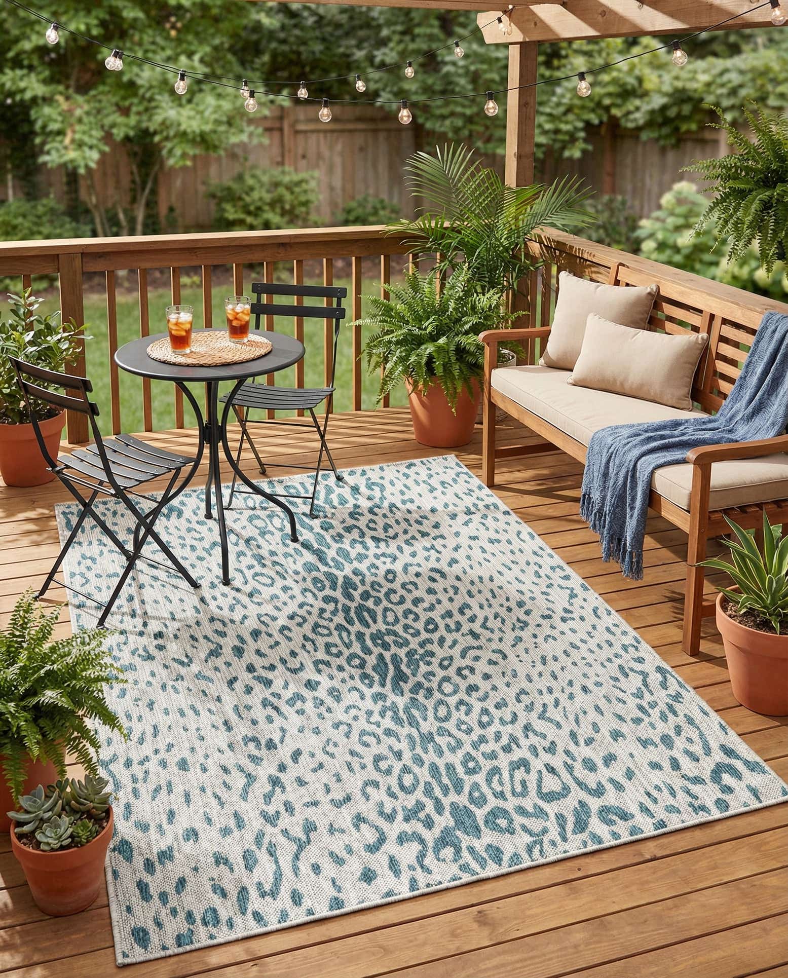 4' x 6' Easy-Clean Safari Indoor / Outdoor Rug