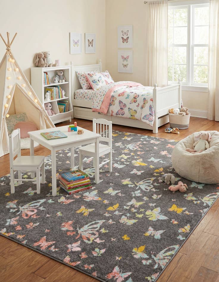 Detail image of 7' 10 x 10' Whimsy Kids Rug