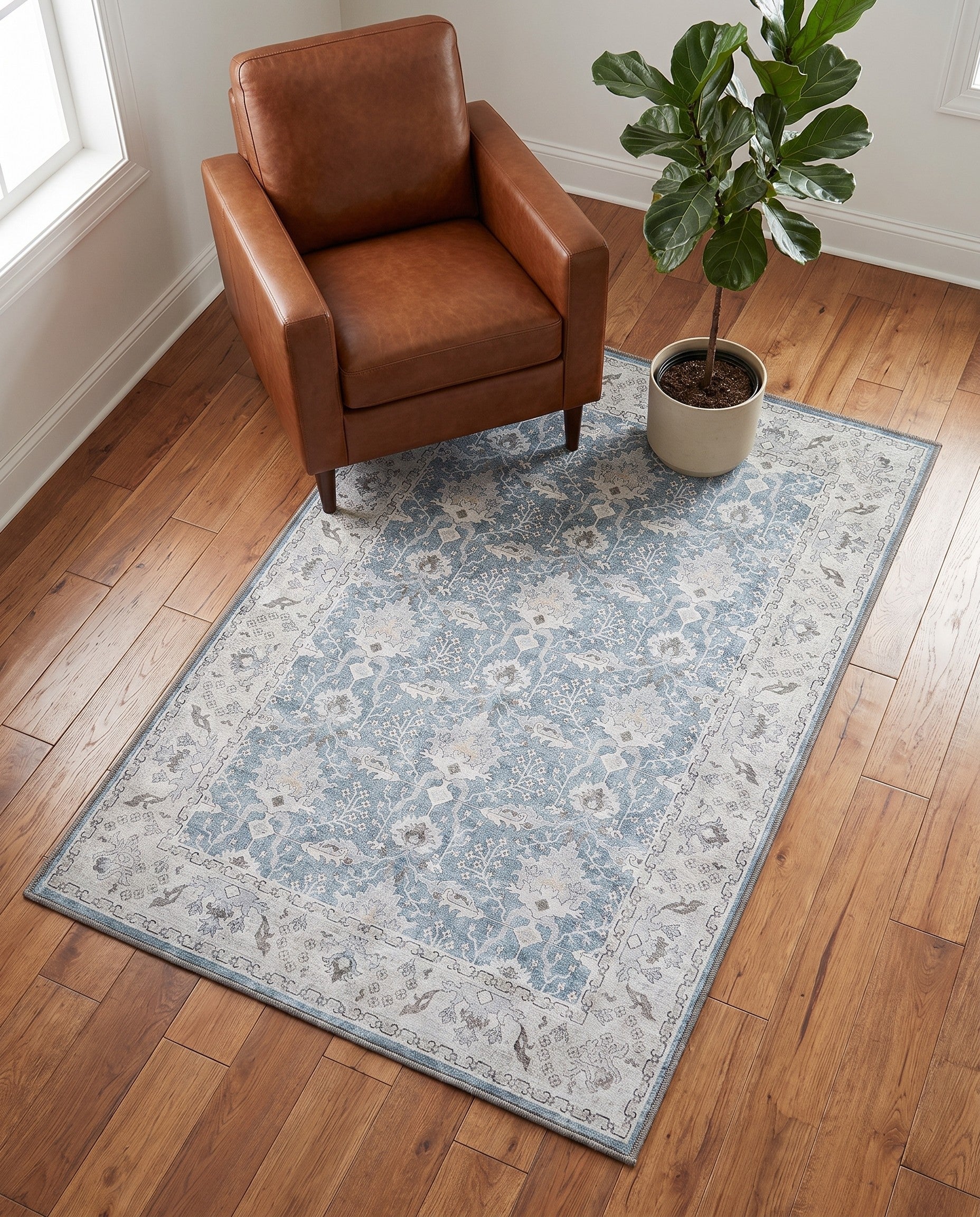 3' 6 x 5' 6 Washable Timeless Rug