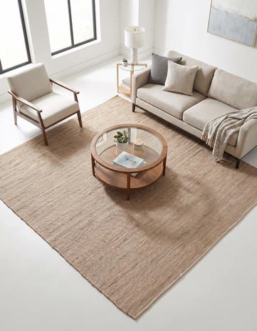 8' x 8' Hand Woven Laurel Handwoven Jute Square Rug
