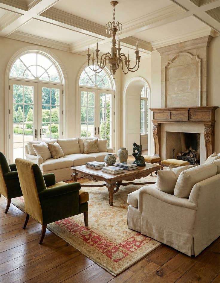 Detail image of 9' 2 x 11' 10 Kaizar Wool Rug