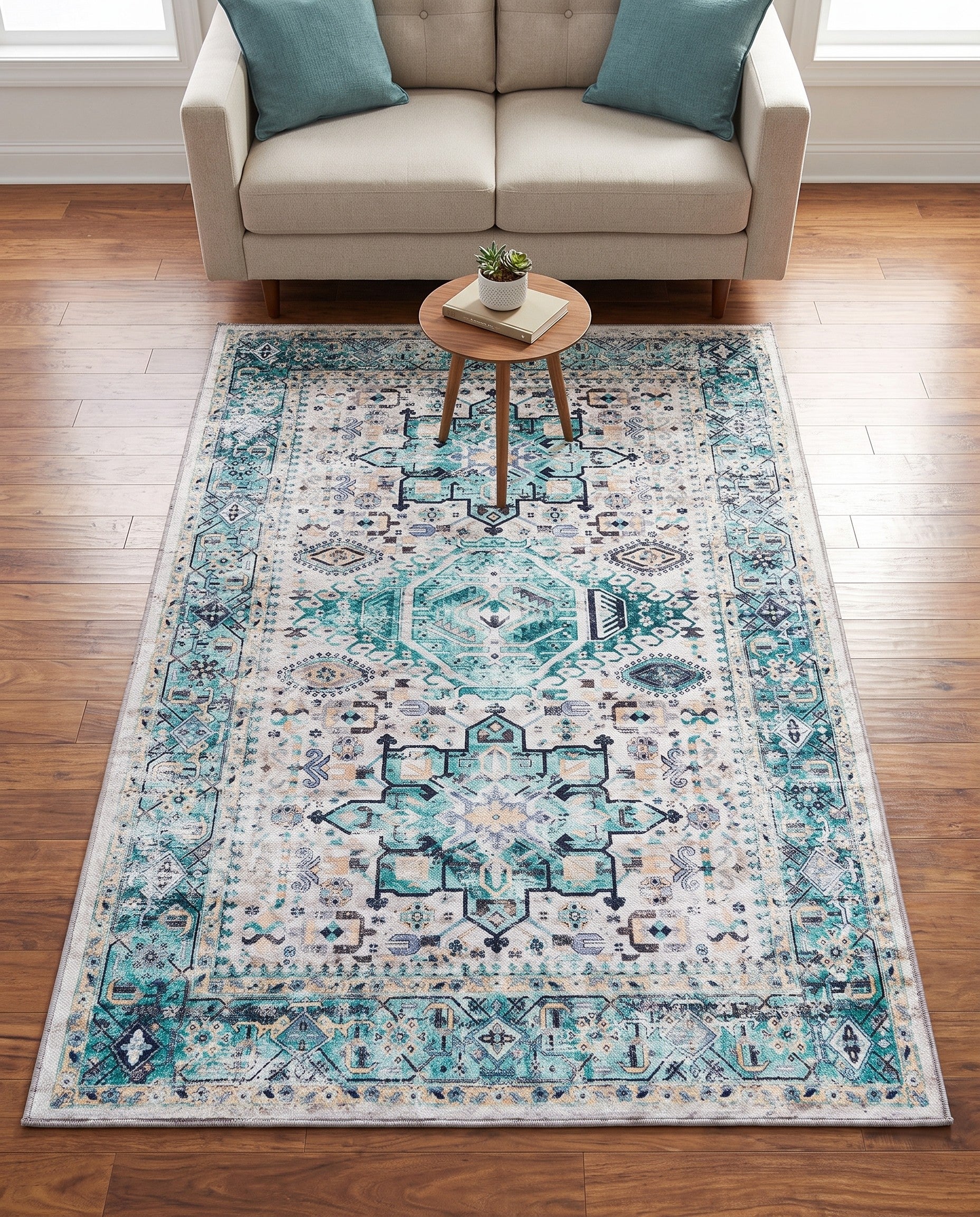 4' x 6' Washable Yara Rug