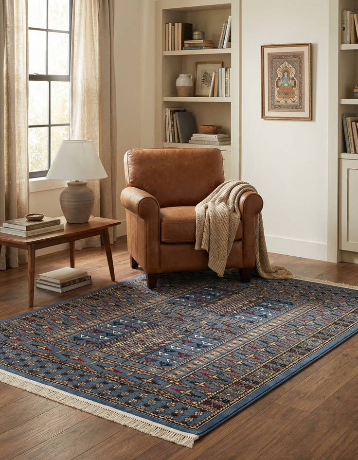 Detail image of 5' 3 x 8' Bokhara Rug