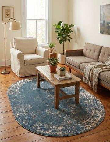 4' x 6' Monte Carlo Oval Rug