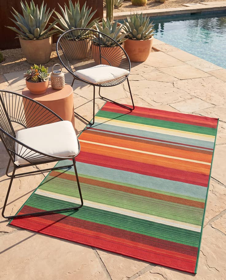 Detailansicht von 100cm x 160cm Leicht zu reinigen Modern Innen- / Aussenbereich Teppich