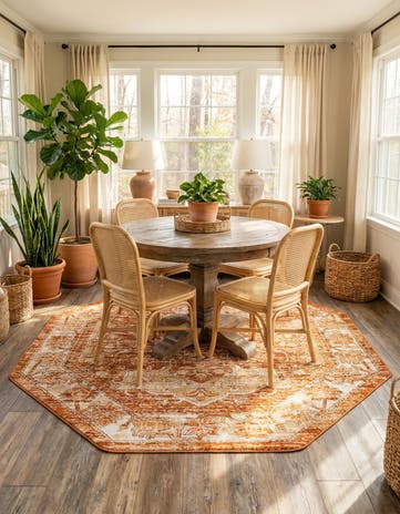 7' 10 x 7' 10 Isabella Octagon Rug