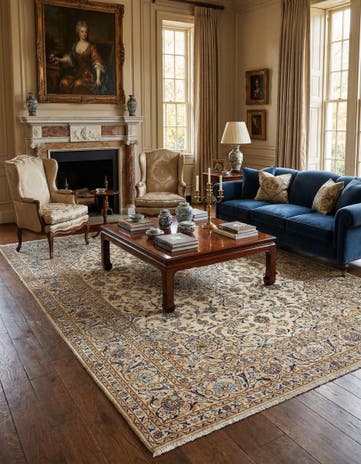 8' 2 x 11' 4 Kashan Rug