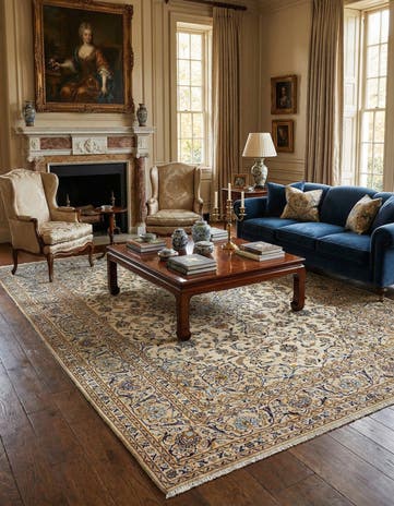 8' 2 x 11' 4 Kashan Rug