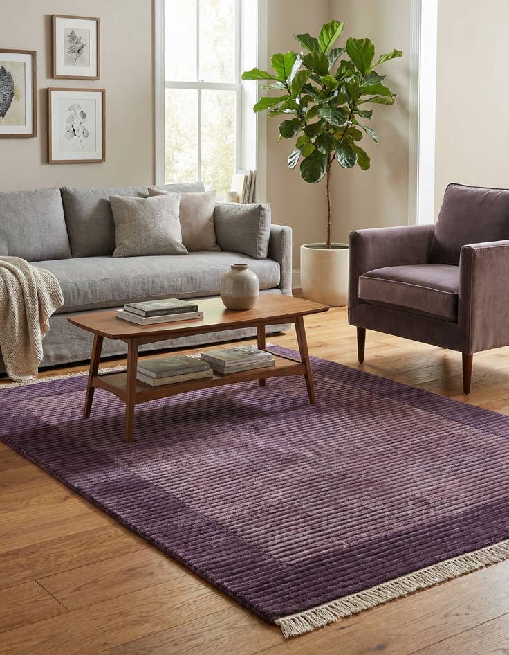 Detail image of 2' 7 x 4' 11  Hand Knotted Darya Wool Rug