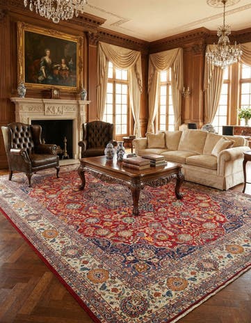 10' 5 x 14' 8 Kashan Rug