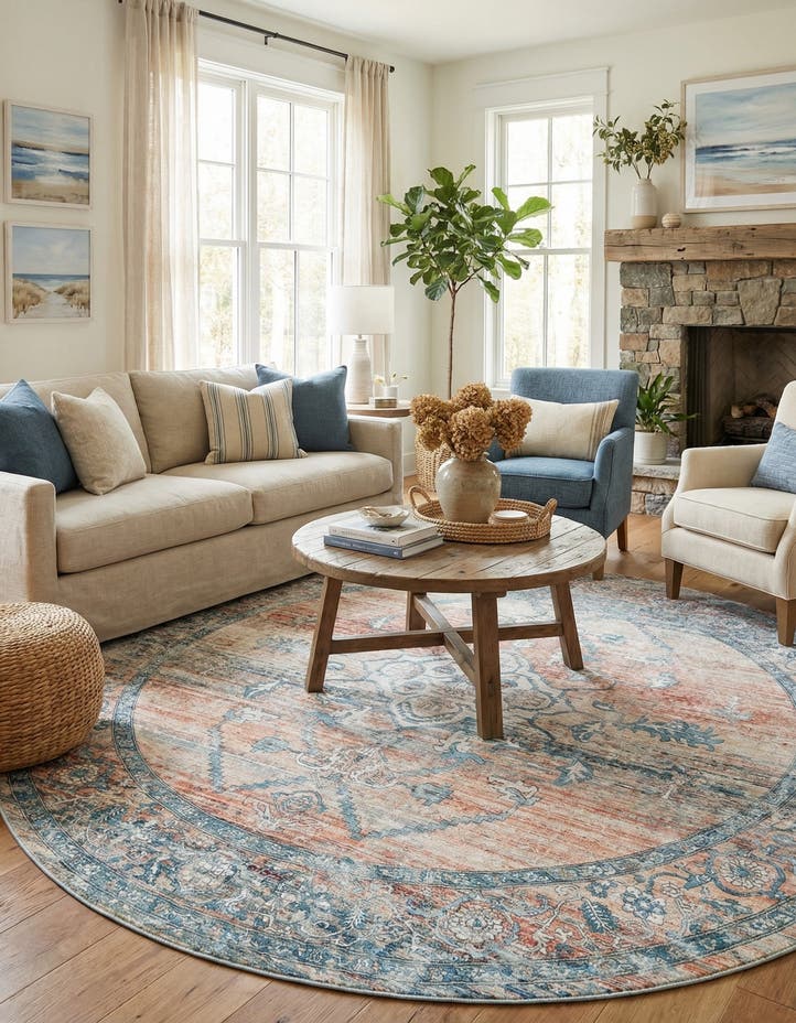 10' 2 x 10' 2 Newport Round Rug