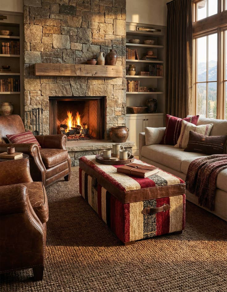 Detail image of 1' 6 x 3' 4  Hand Knotted Furniture Trunk