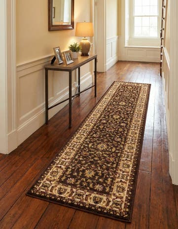 Brown Aditi Runner Rug