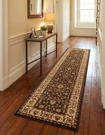 Brown Aditi Runner Rug