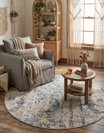 5' x 5' Vega Round Rug